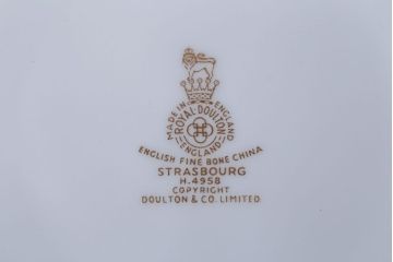 アンティーク雑貨　アンティーク　ロイヤルドルトン STRASBOURG 皿など食器27点