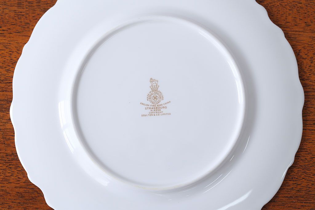 アンティーク雑貨　アンティーク　ロイヤルドルトン STRASBOURG 皿など食器27点