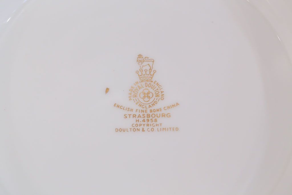 アンティーク雑貨　アンティーク　ロイヤルドルトン STRASBOURG 皿など食器27点