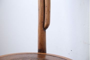 アンティーク家具　イギリスアンティーク　おしゃれなダブルループベントウッドチェア(トーネット・バルーンバック)(1)