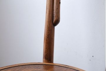 アンティーク家具　イギリスアンティーク　おしゃれなダブルループベントウッドチェア(トーネット・バルーンバック)(2)