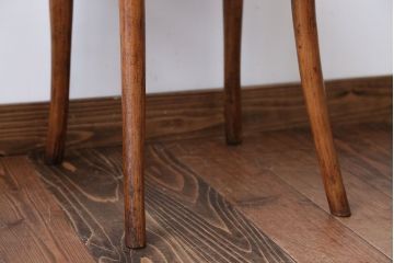 アンティーク家具　イギリスアンティーク　おしゃれなダブルループベントウッドチェア(トーネット・バルーンバック)(2)