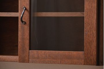 アンティーク家具　アンティーク　古い木製のお洒落な壁掛けキャビネット