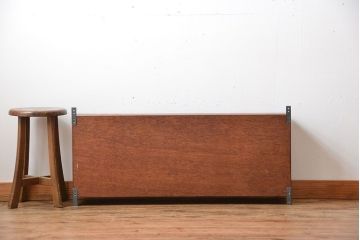 アンティーク家具　アンティーク　古い木製のお洒落な壁掛けキャビネット