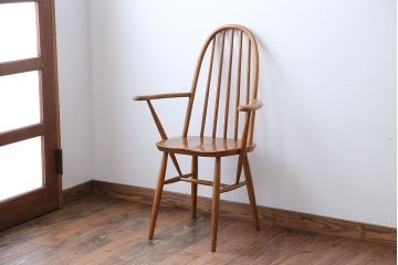 ヴィンテージ家具　イギリスビンテージ　クエーカーアームチェア(1)