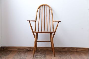 ヴィンテージ家具　イギリスビンテージ　クエーカーアームチェア(2)