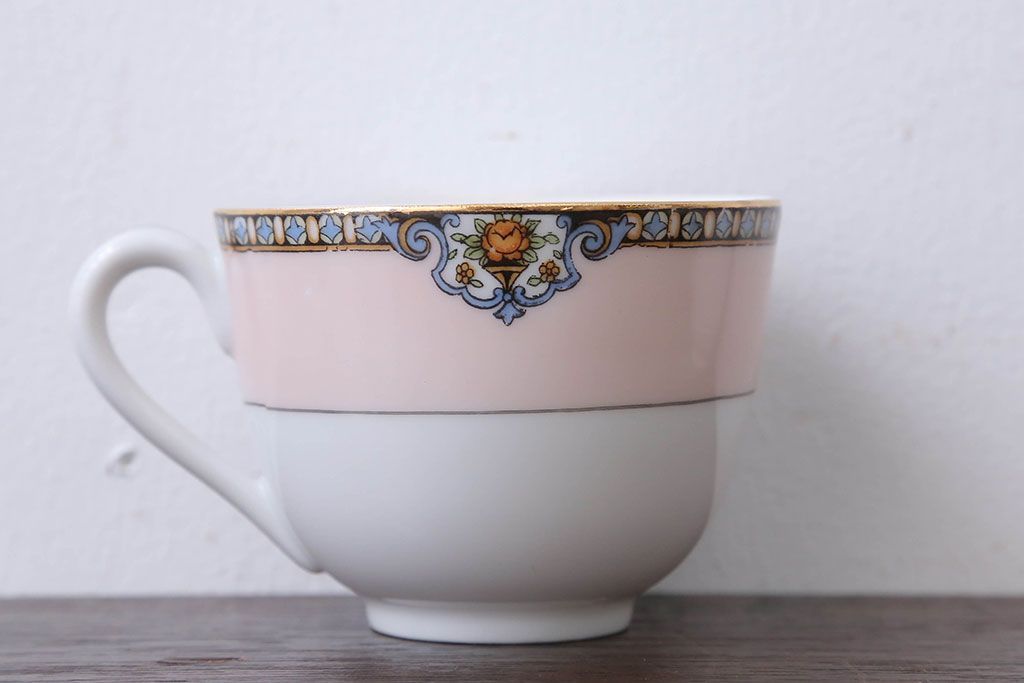 アンティーク雑貨　アンティーク　オールドノリタケ・カップ&ソーサー6客とプレート1枚セット