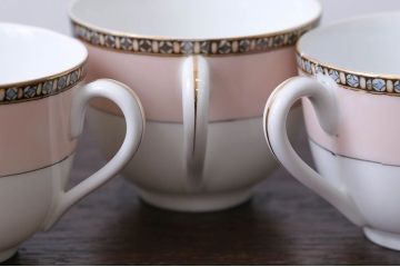 アンティーク雑貨　アンティーク　オールドノリタケ・カップ&ソーサー6客とプレート1枚セット