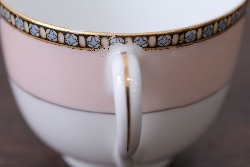 アンティーク雑貨　アンティーク　オールドノリタケ・カップ&ソーサー6客とプレート1枚セット