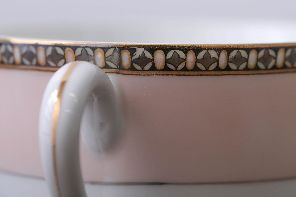 アンティーク雑貨　アンティーク　オールドノリタケ・カップ&ソーサー6客とプレート1枚セット