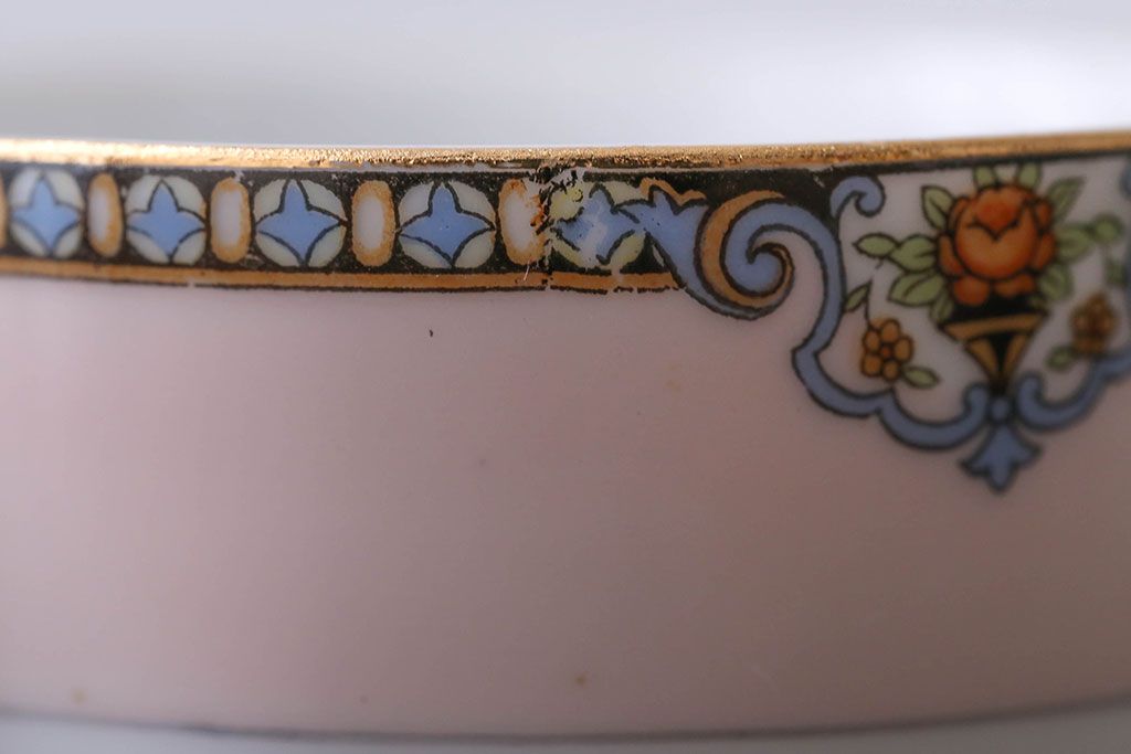 アンティーク雑貨　アンティーク　オールドノリタケ・カップ&ソーサー6客とプレート1枚セット