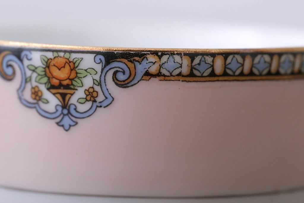 アンティーク雑貨　アンティーク　オールドノリタケ・カップ&ソーサー6客とプレート1枚セット