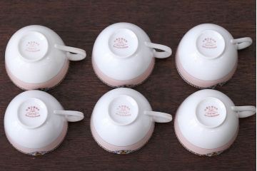 アンティーク雑貨　アンティーク　オールドノリタケ・カップ&ソーサー6客とプレート1枚セット