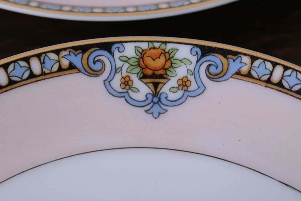 アンティーク雑貨　アンティーク　オールドノリタケ・カップ&ソーサー6客とプレート1枚セット