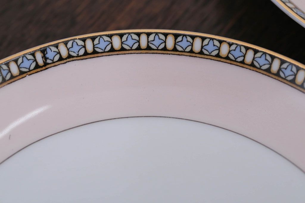 アンティーク雑貨　アンティーク　オールドノリタケ・カップ&ソーサー6客とプレート1枚セット