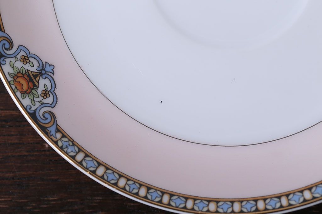 アンティーク雑貨　アンティーク　オールドノリタケ・カップ&ソーサー6客とプレート1枚セット