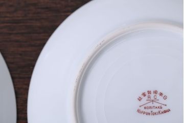 アンティーク雑貨　アンティーク　オールドノリタケ・カップ&ソーサー6客とプレート1枚セット