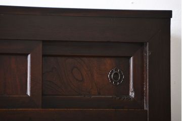 アンティーク家具　古民具・骨董　2段重ねアンティーク五尺水屋箪笥