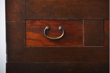 アンティーク家具　古民具・骨董　2段重ねアンティーク五尺水屋箪笥