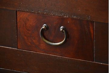 アンティーク家具　古民具・骨董　2段重ねアンティーク五尺水屋箪笥