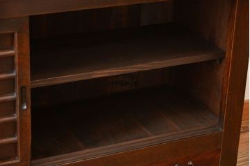 アンティーク家具　古民具・骨董　2段重ねアンティーク五尺水屋箪笥