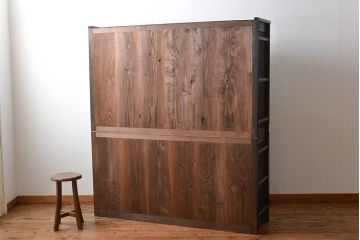 アンティーク家具　古民具・骨董　2段重ねアンティーク五尺水屋箪笥