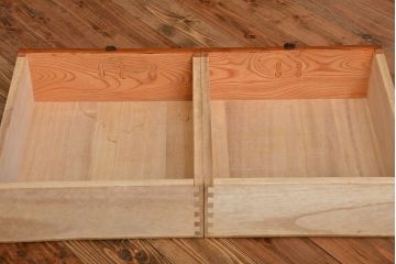 中古　民芸家具　欅材!重量感のある高級車箪笥