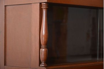 レトロ家具　昭和レトロ　おしゃれな古い木製のアンティーク本箱