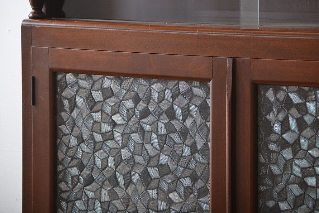 レトロ家具　昭和レトロ　おしゃれな古い木製のアンティーク本箱