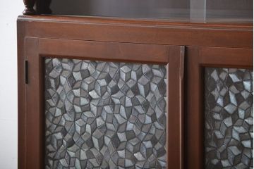 レトロ家具　昭和レトロ　おしゃれな古い木製のアンティーク本箱