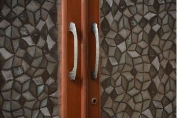 レトロ家具　昭和レトロ　おしゃれな古い木製のアンティーク本箱