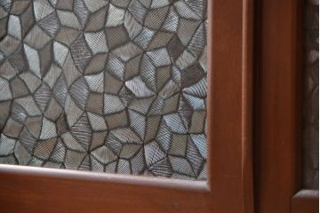 レトロ家具　昭和レトロ　おしゃれな古い木製のアンティーク本箱