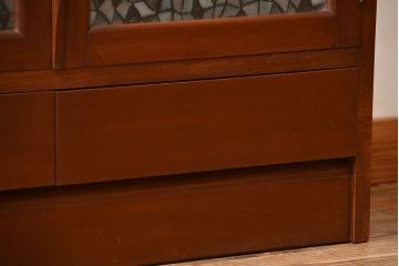 レトロ家具　昭和レトロ　おしゃれな古い木製のアンティーク本箱