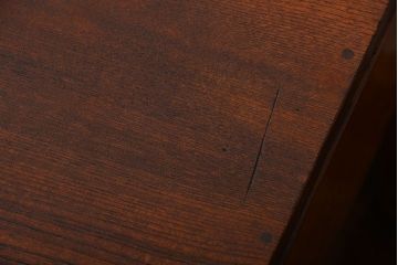 レトロ家具　和製アンティーク　シンプルでレトロな木製な文机