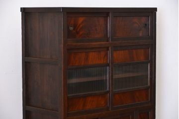 アンティーク家具　和製アンティーク　古い木の味わい深い収納棚