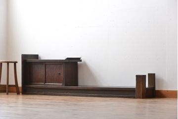 アンティーク家具　古民具・骨董　古い栗材のアンティーク置き床