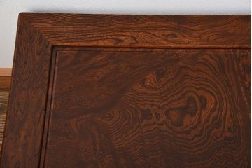 アンティーク家具　古民具・骨董　欅材の玉杢が美しい高級座卓