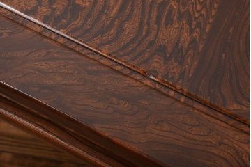 アンティーク家具　古民具・骨董　欅材の玉杢が美しい高級座卓