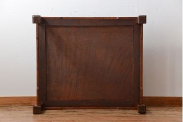 アンティーク家具　古民具・骨董　欅材の玉杢が美しい高級座卓