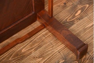 アンティーク家具　古民具・骨董　欅材の玉杢が美しい高級座卓