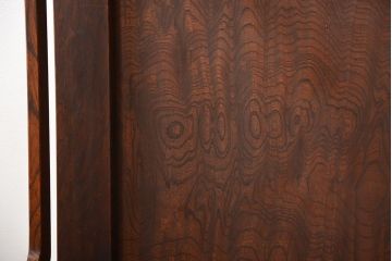 アンティーク家具　古民具・骨董　欅材の玉杢が美しい高級座卓