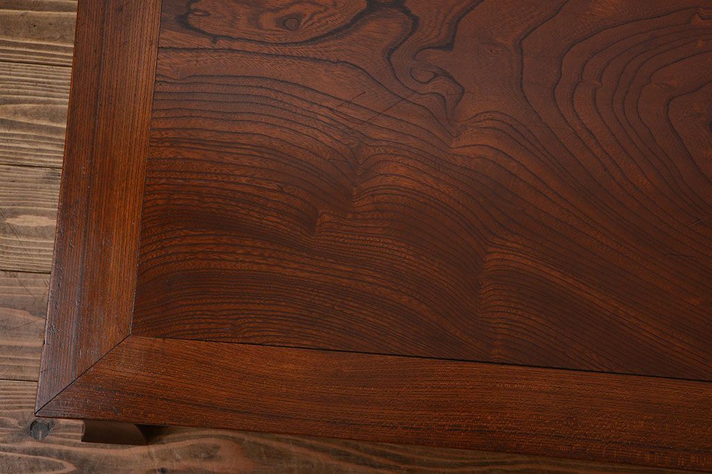 アンティーク家具　和製アンティーク　古い欅材の上品な座卓