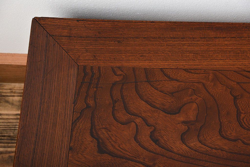 アンティーク家具　和製アンティーク　古い欅材の上品な座卓