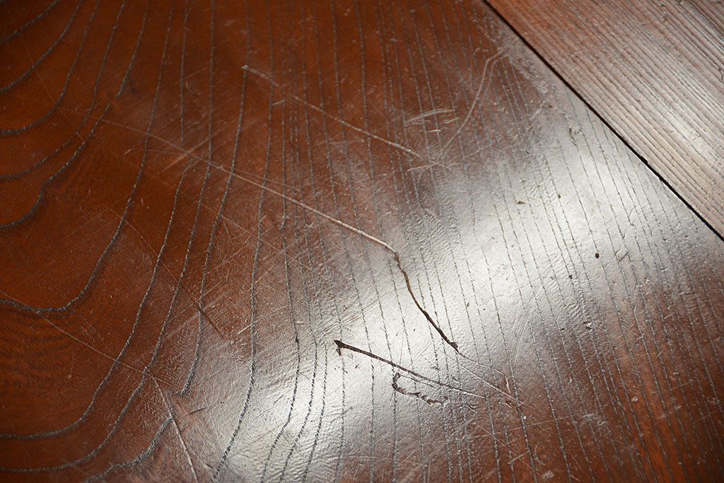 アンティーク家具　和製アンティーク　古い欅材の上品な座卓