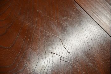 アンティーク家具　和製アンティーク　古い欅材の上品な座卓