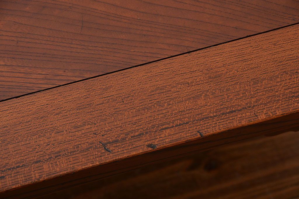 アンティーク家具　和製アンティーク　古い欅材の上品な座卓