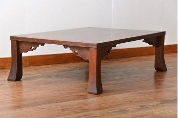 アンティーク家具　和製アンティーク　古い欅材の上品な座卓