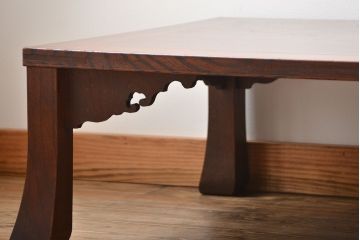 アンティーク家具　和製アンティーク　古い欅材の上品な座卓