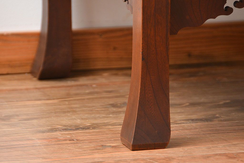 アンティーク家具　和製アンティーク　古い欅材の上品な座卓