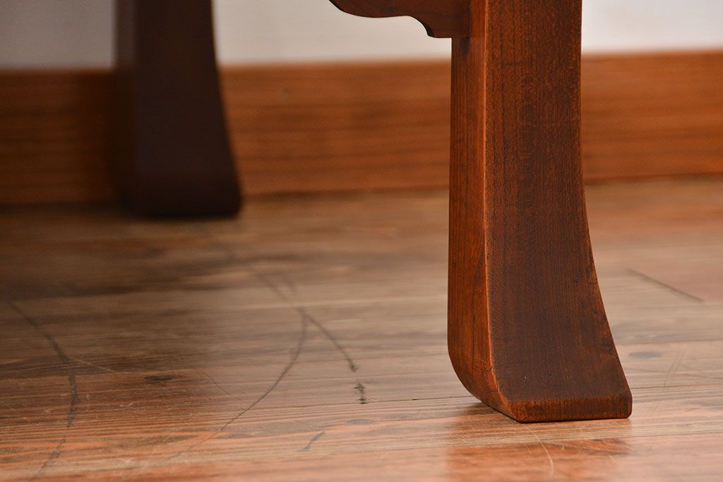 アンティーク家具　和製アンティーク　古い欅材の上品な座卓